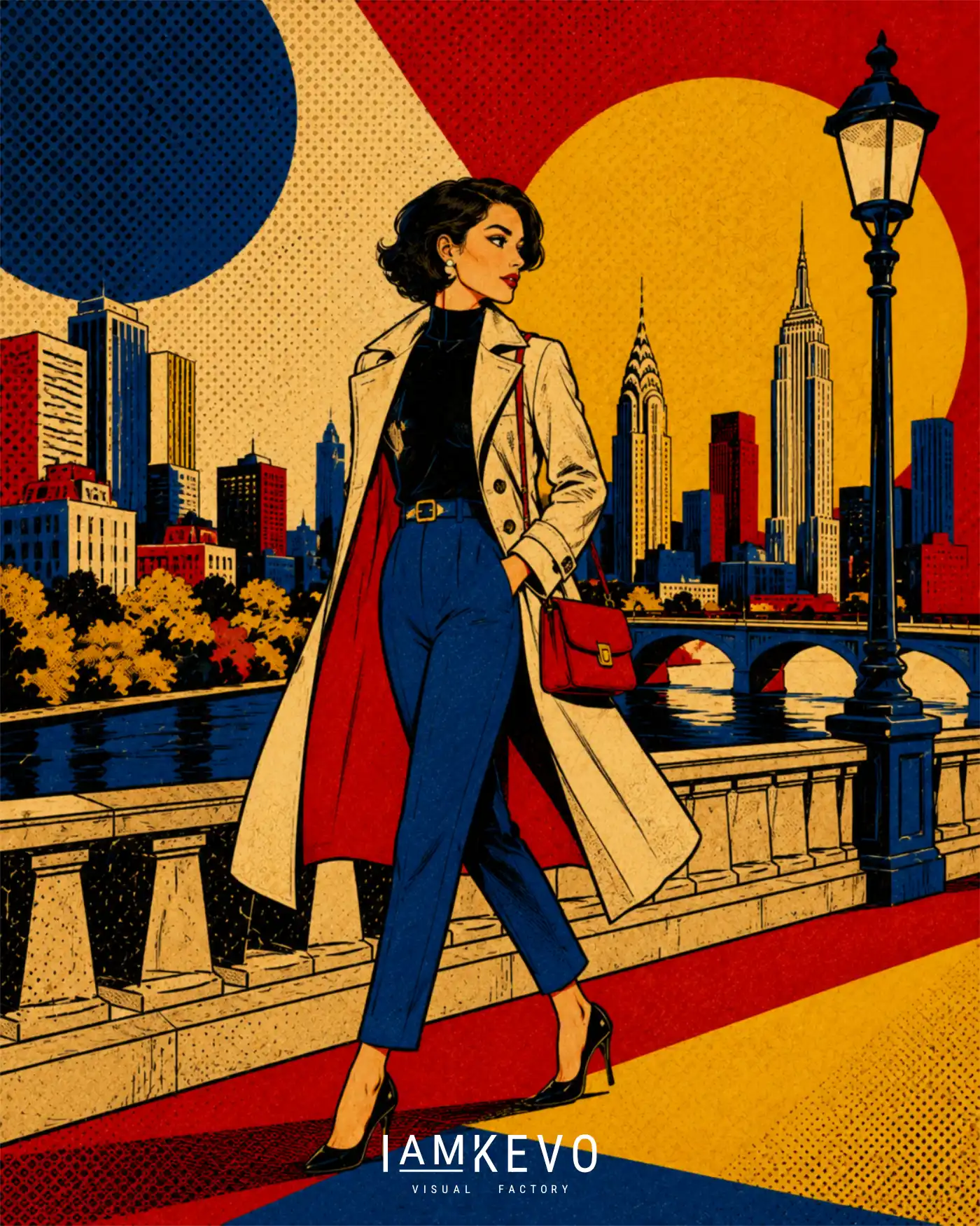 City Riviera Walk artwork from the DOT ERA Urban Motion series