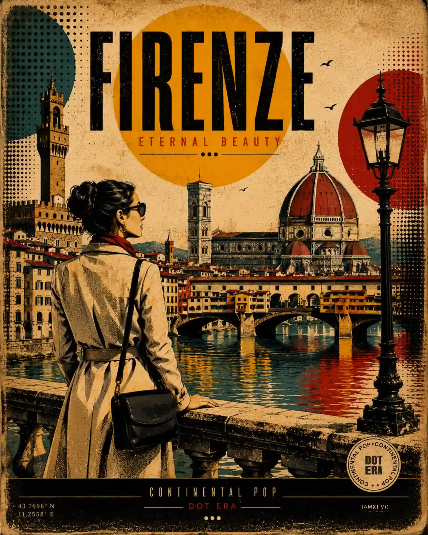 Firenze Eternal Beauty artwork from the Dot Era Continental Pop collection