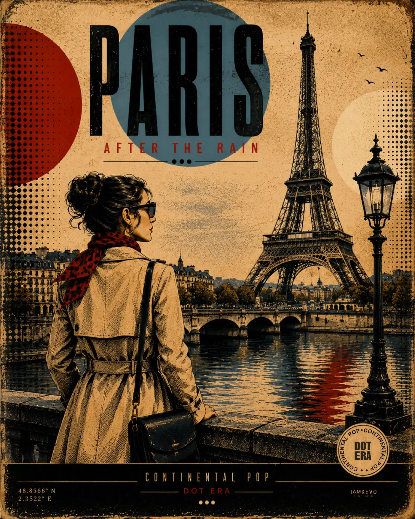 Paris After The Rain artwork from the Dot Era Continental Pop collection