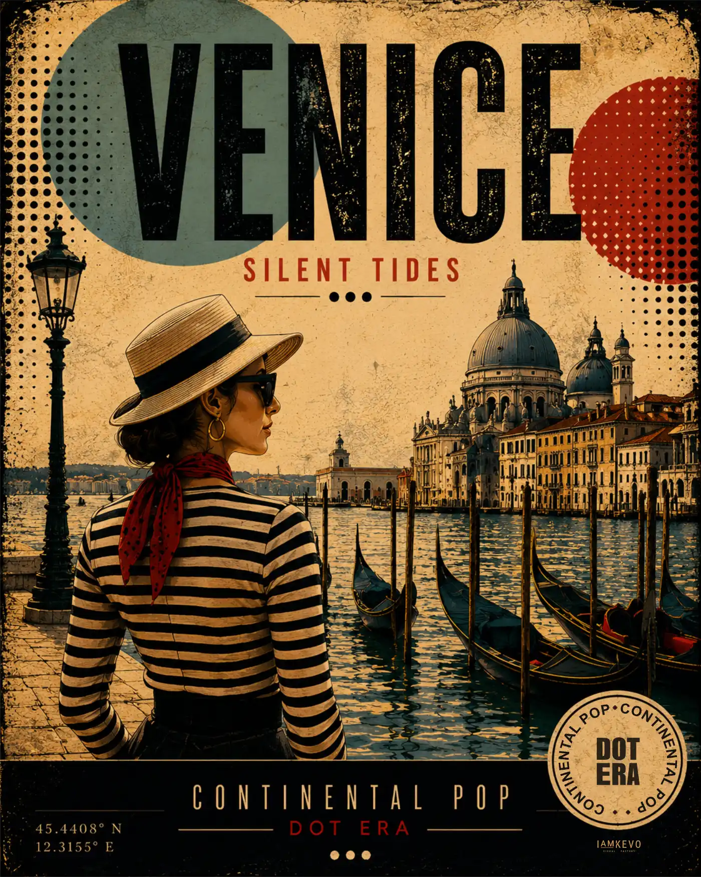 Venice Silent Tides artwork from the Dot Era Continental Pop collection