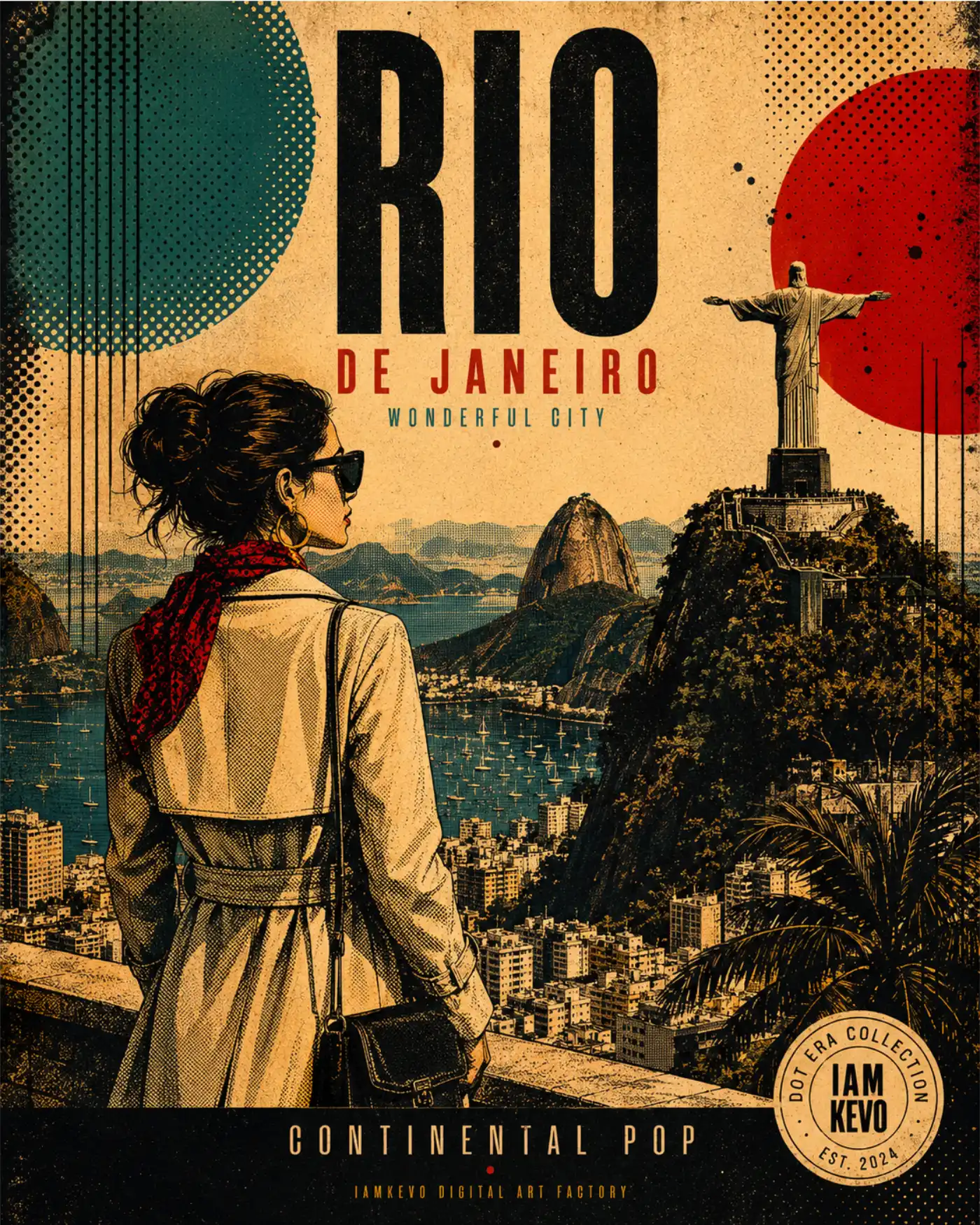 Rio Golden Horizon artwork from the Dot Era Continental Pop collection