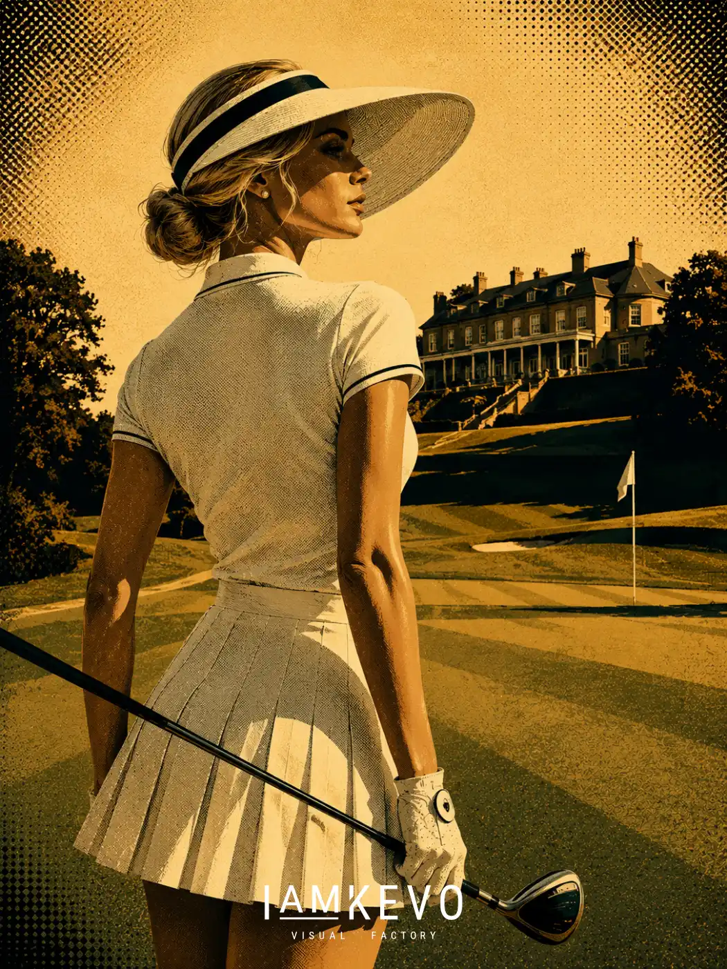 Fairway Presence artwork from the DOT ERA Sport Motion series