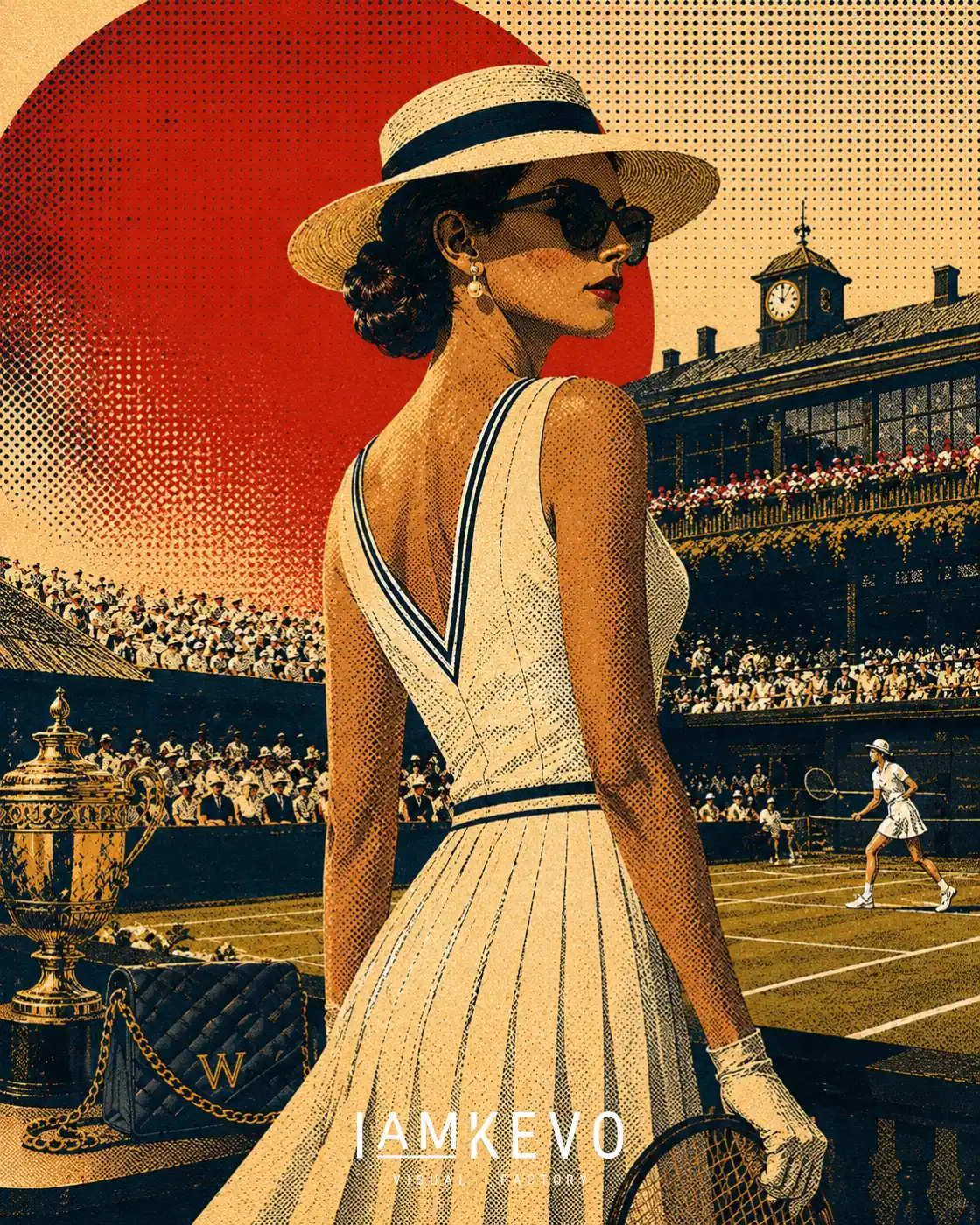 Club Court Glamour artwork from the DOT ERA Sport Motion series