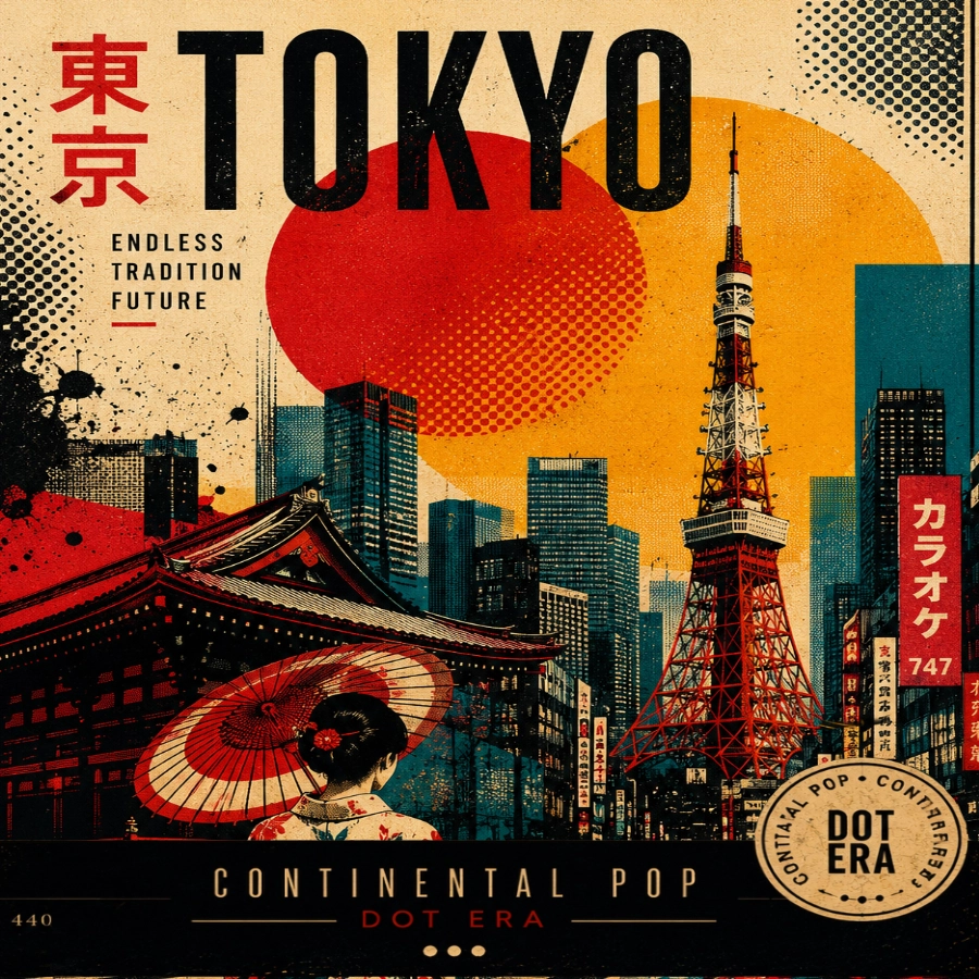 Tokyo Endless Tradition Future poster from the Dot Era Continental Pop collection