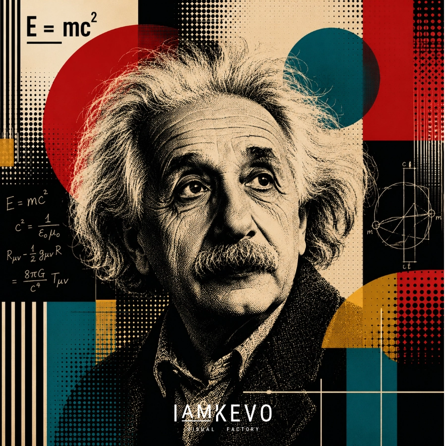 Einstein Frequency artwork from the Dot Era Graphic Icons collection