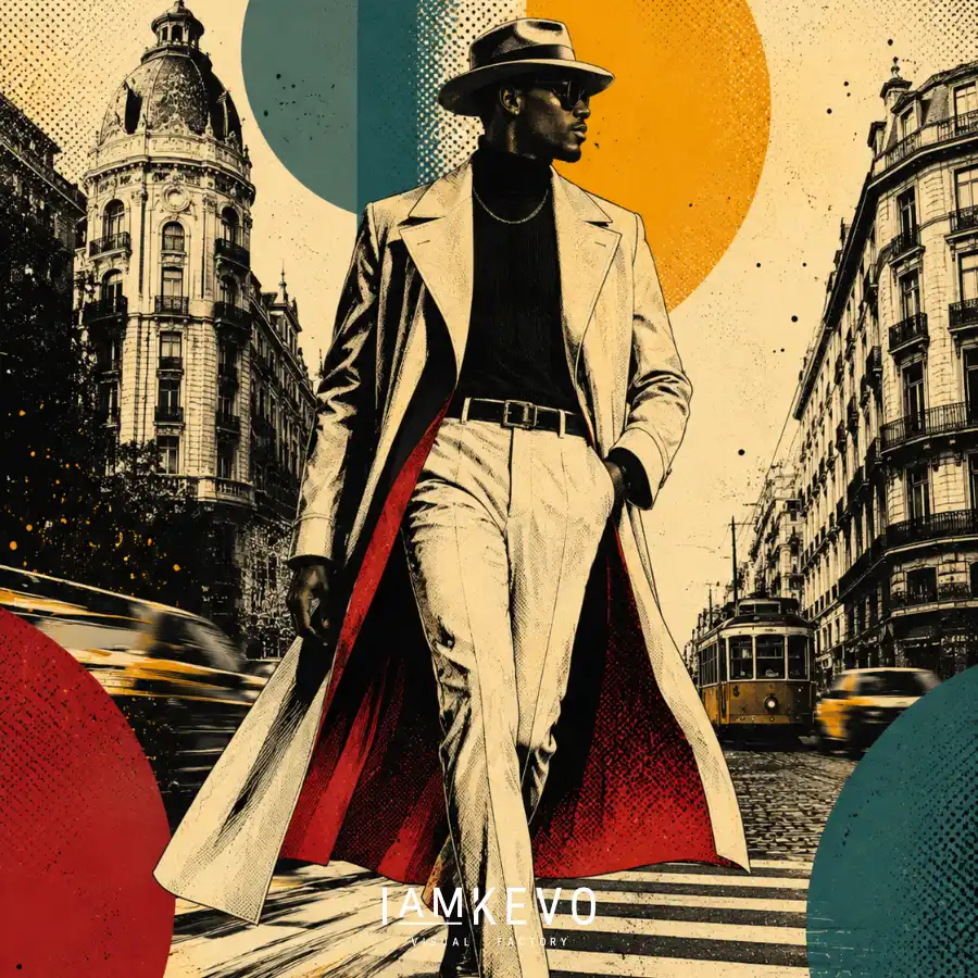 Continental Walk urban figure from the Dot Era Urban Motion collection